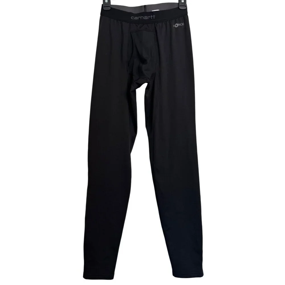 Carhartt Force Size Small Heavyweight Men's Black Knit Base Layer Pant Termal NW
